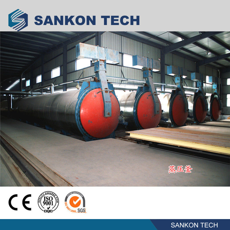 Working Pressure 1.6MPa Autoclave AAC Block Plant Machinery-Aerated Autoclave Concrete Brick Plant Autoclave